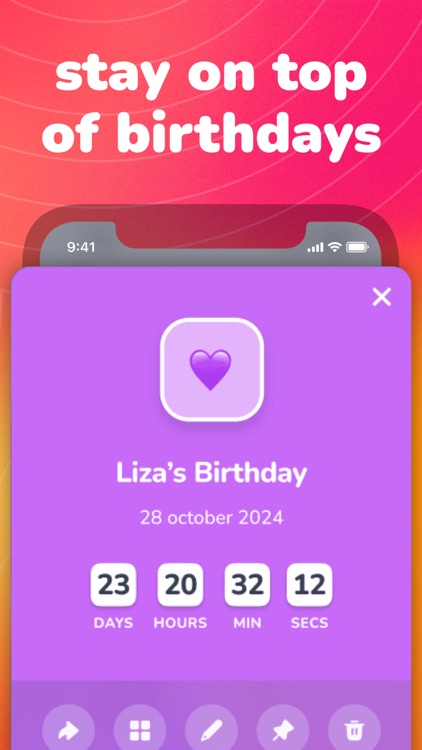 Countly: Countdown, Date Timer screenshot-5