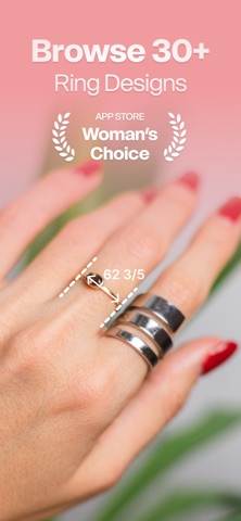 Ring Sizer - Measure & Try On iPhone screenshot