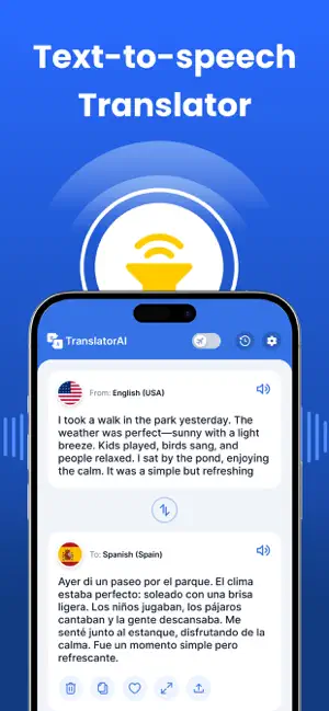 AI Translator, Voice Translate iPhone screenshot 5