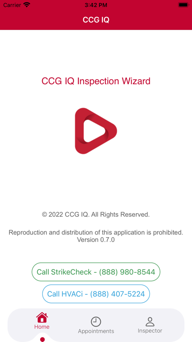 Alpine Intel Inspection Wizard Screenshot