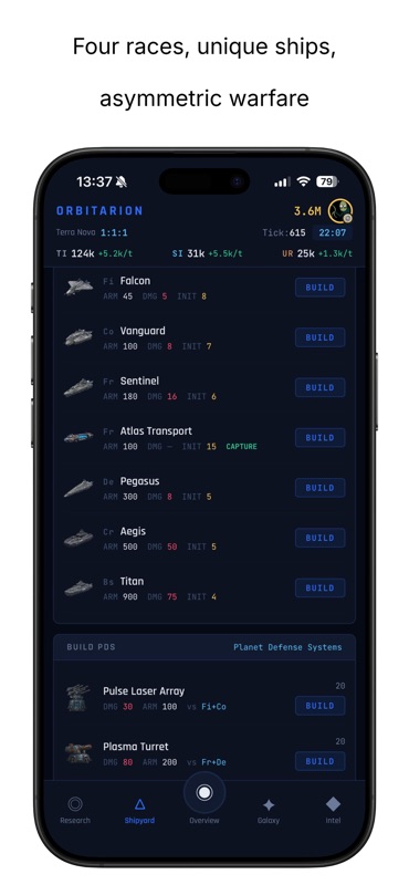 Orbitarion: Space Strategy MMO screenshot 4