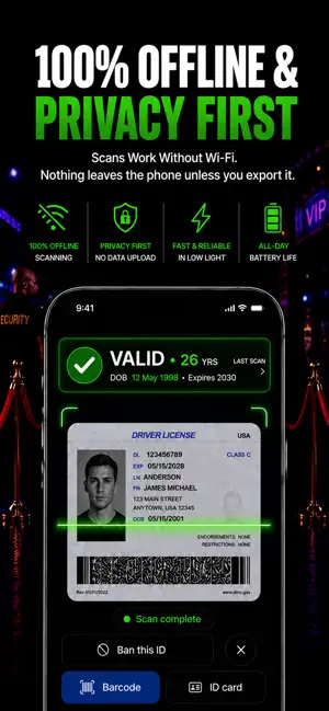 Bodyguard: ID Scanner Pro screenshot 3