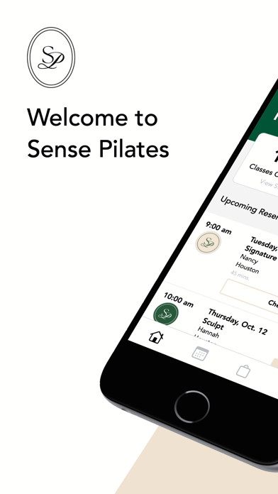 Sense Pilates iPhone screenshot 1 - Health & Fitness app
