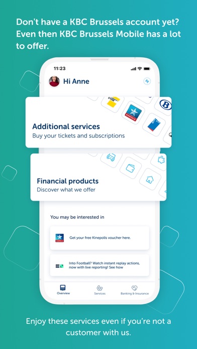KBC Brussels Mobile Screenshot