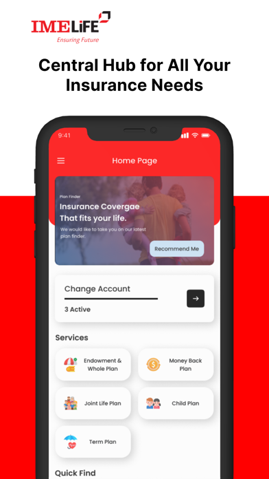 Ime Life Insurance Screenshot