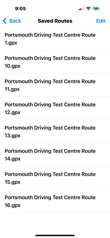 GPX Route Viewer screenshot