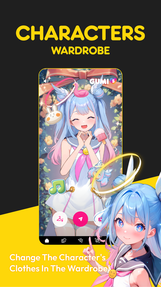 #3. AOi: Live2D Character AI (iOS) 由: Supergene Inc.