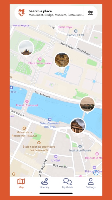 Oronce - visit Paris now Screenshot