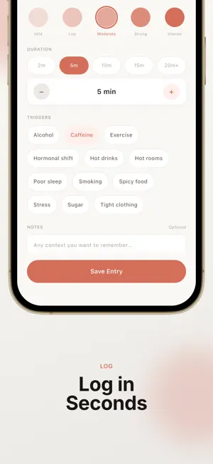 Flare — Hot Flash Tracker screenshot 3
