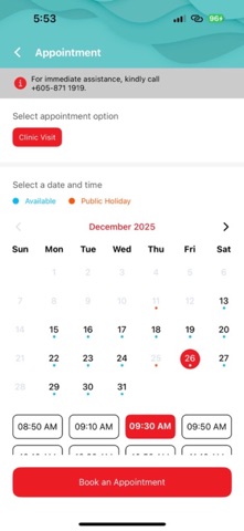 Sunway Medical Ipoh screenshot