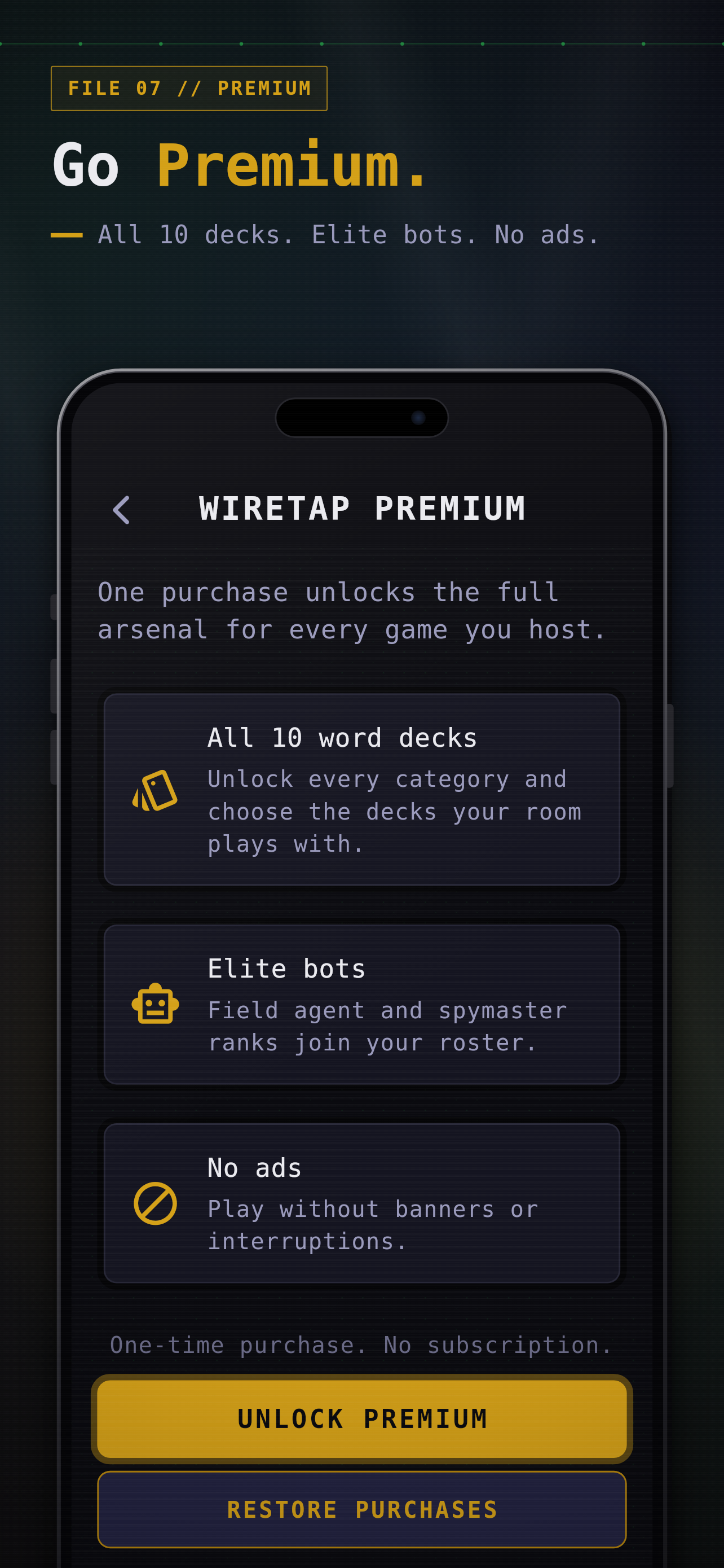 Wiretap: Spy Party Word Game screenshot 8