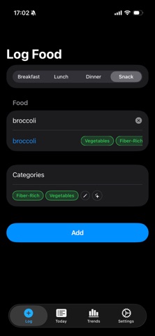 Your Food Log Screenshot 2 of 4