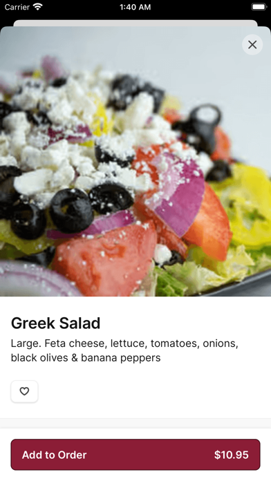 Big R's Pizza and Wings iPhone screenshot 3 - Food & Drink app