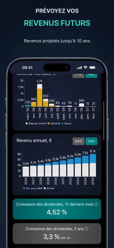 DivTracker : Dividendes Bourse screenshot 2 of 5