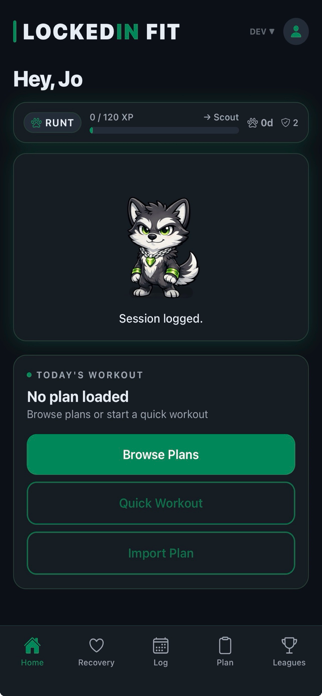 LockedIn FIT Screenshot 2 of 6