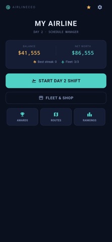 AirlineCEO: Schedule Manager Screenshot 7 of 7