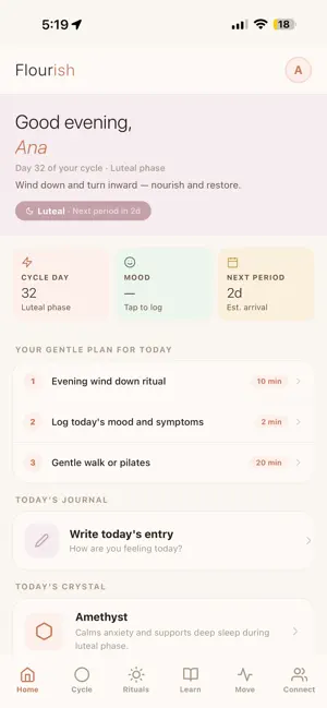 Flourish: PCOS Wellness screenshot 2