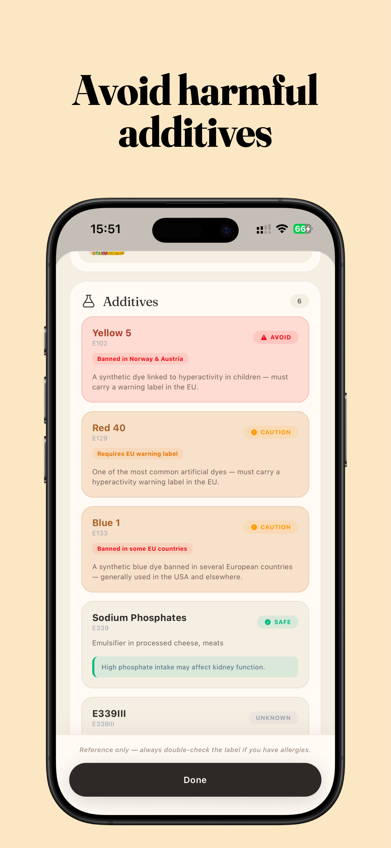 Lychee - Clean Food Scanner