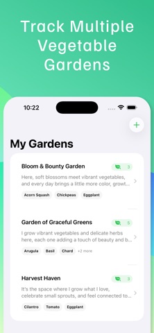 My Veggie Garden iPhone screenshot
