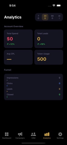 Ad Manager AI iPhone screenshot