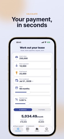 Leasing Calculator Light screenshot