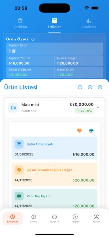 Moneta Mobil screenshot