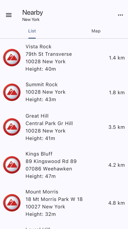 Mountain & Peak Finder
