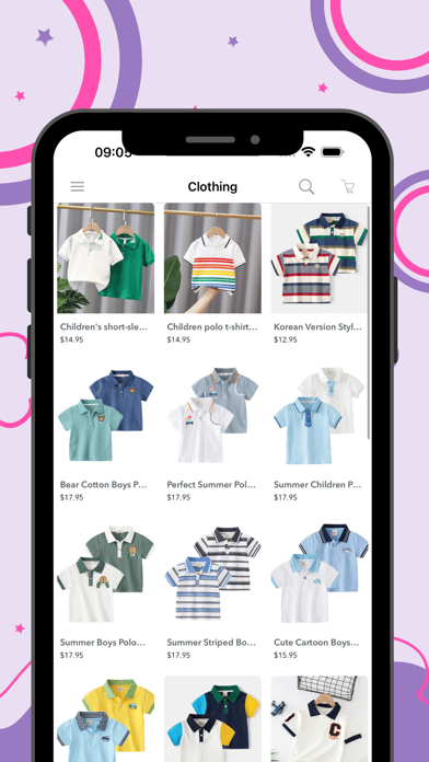 Baby Clothing Fashion Store Screenshot