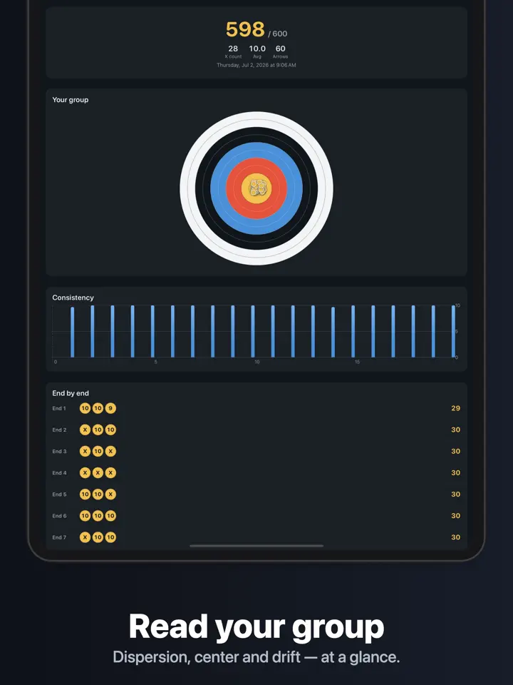 TenRing on iPad: screenshot 3 of 7