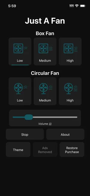 Just A Fan - Real Fan Noise screenshot 1