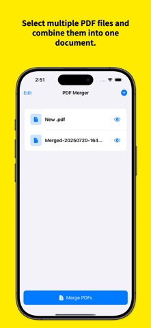 Merge PDF Files - PDF merger screenshot