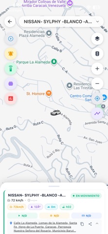 Cliente GPS (51e302) iPhone screenshot