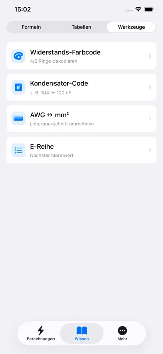 ElectricCalc — Screenshot 1