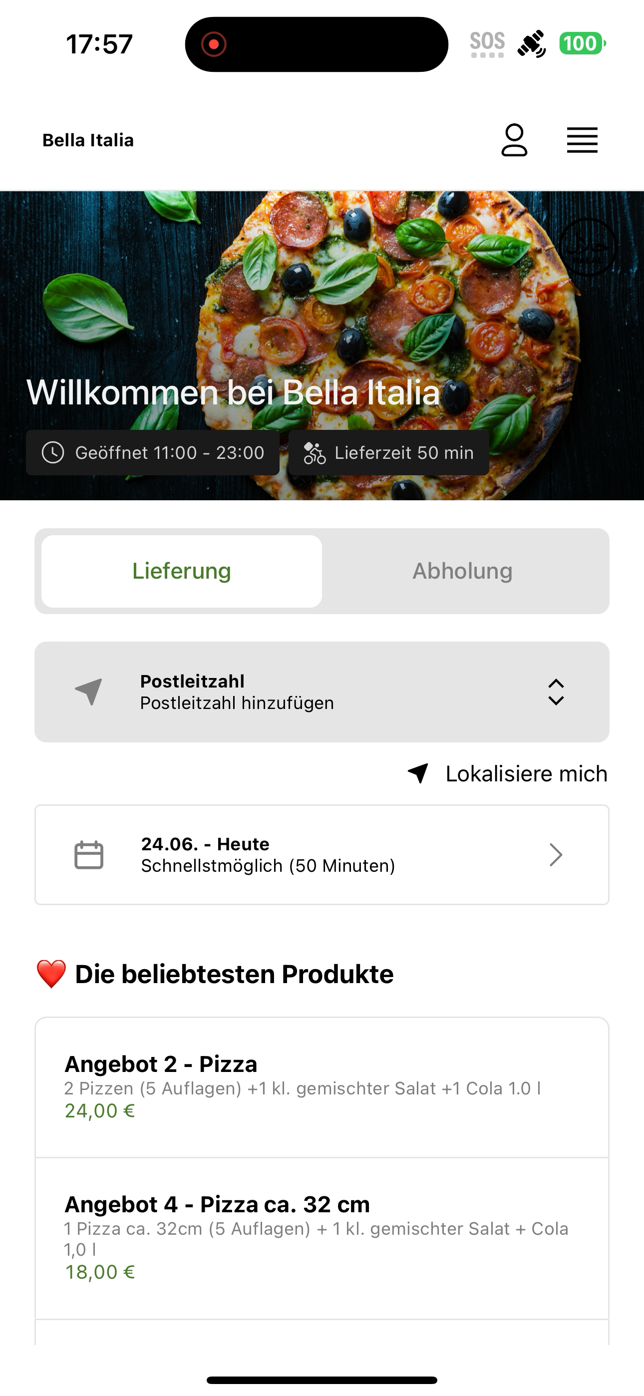 Pizzeria Bella Italia