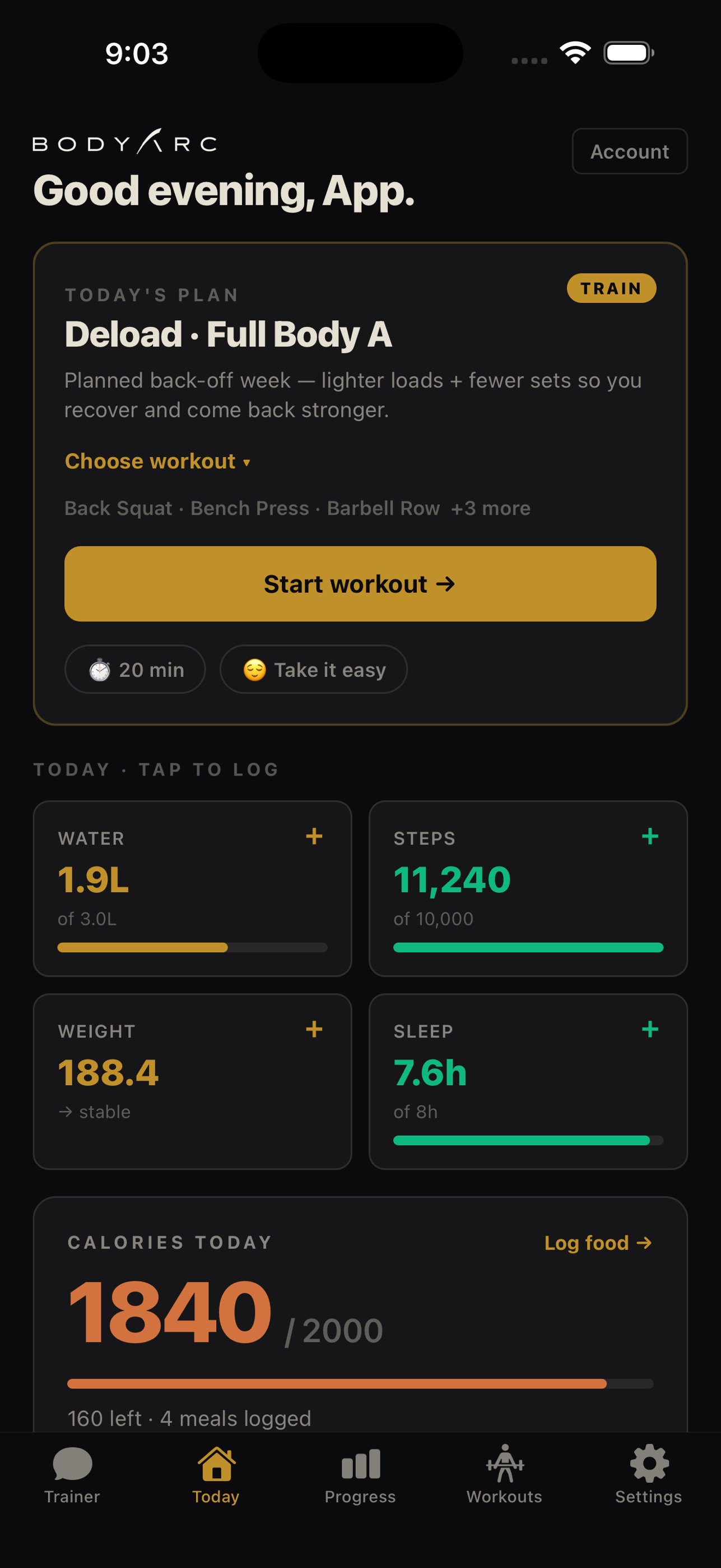 Screenshot 1 of BodyArc AI