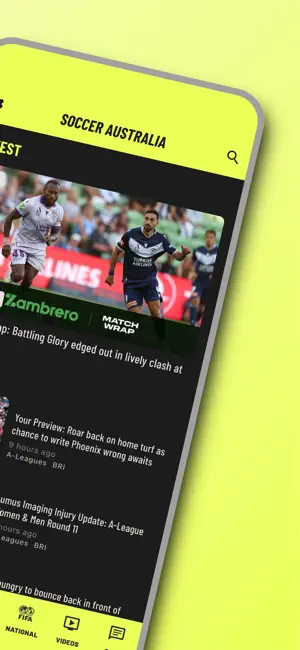 Soccer Australia screenshot 2