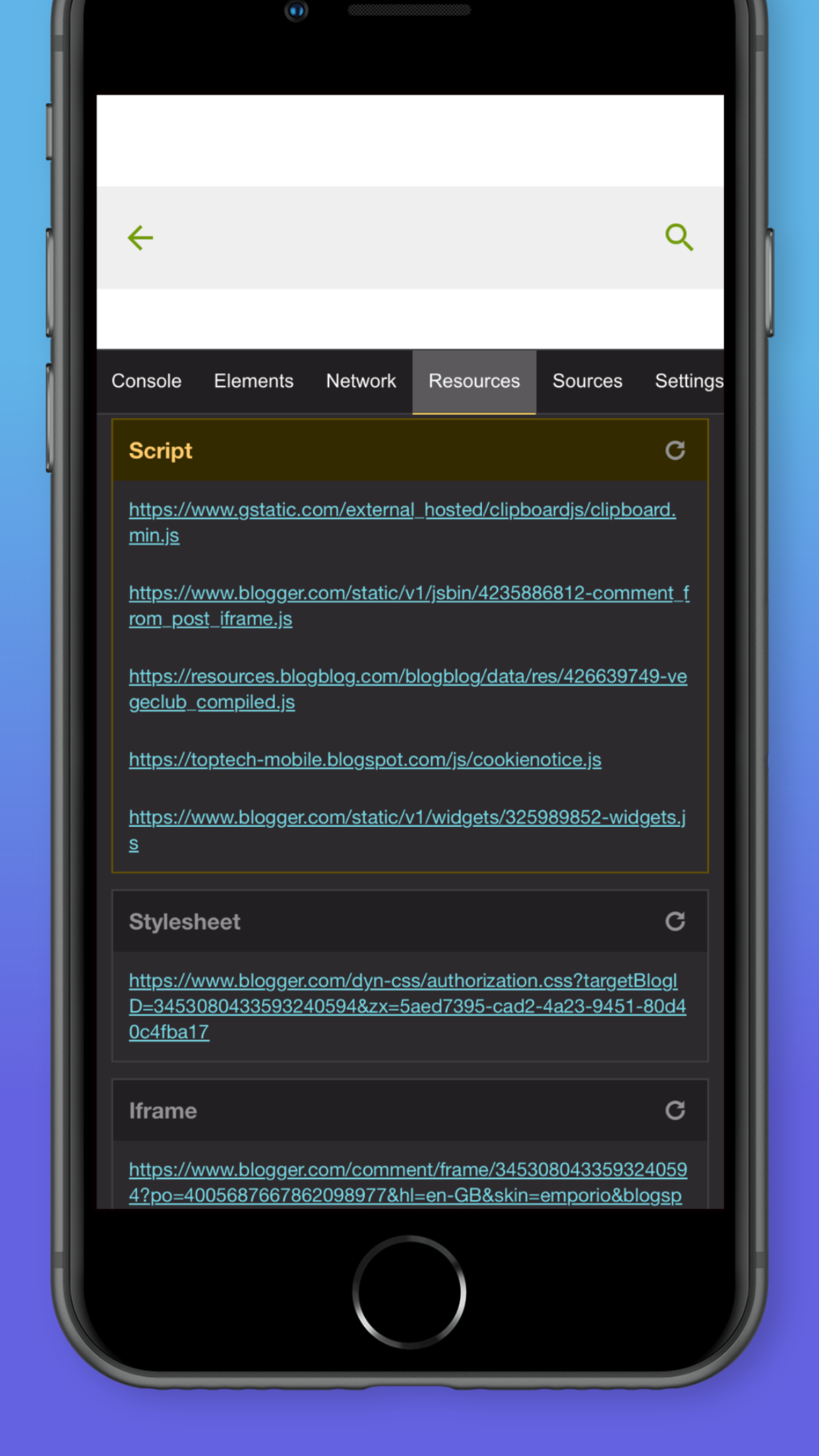 Web Inspector: Debugly