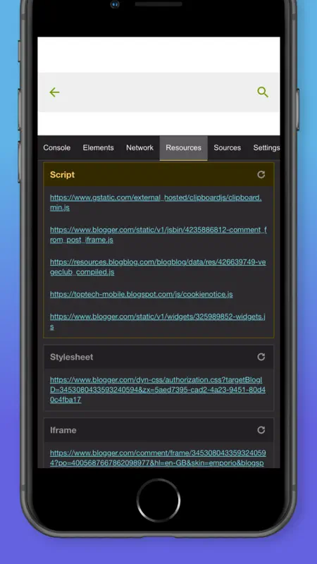 Web Inspector & Dev Tools screenshot 1 of 5