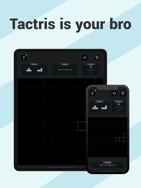 Screenshot #4 pour Tactris - tactical puzzle!