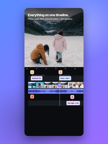 Moments: Slideshow Video Maker iPad screenshot