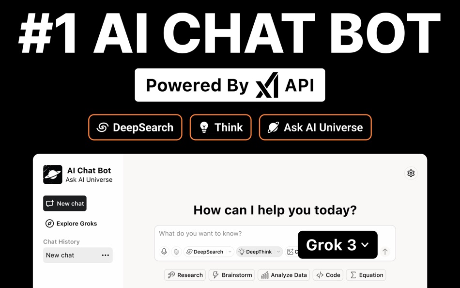 #1. AI Chat Bot : Ask AI Universe (macOS) 由: Azam Sarwar