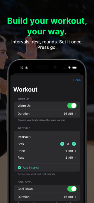 Simple Workout Interval Timer Screenshot 2 of 4
