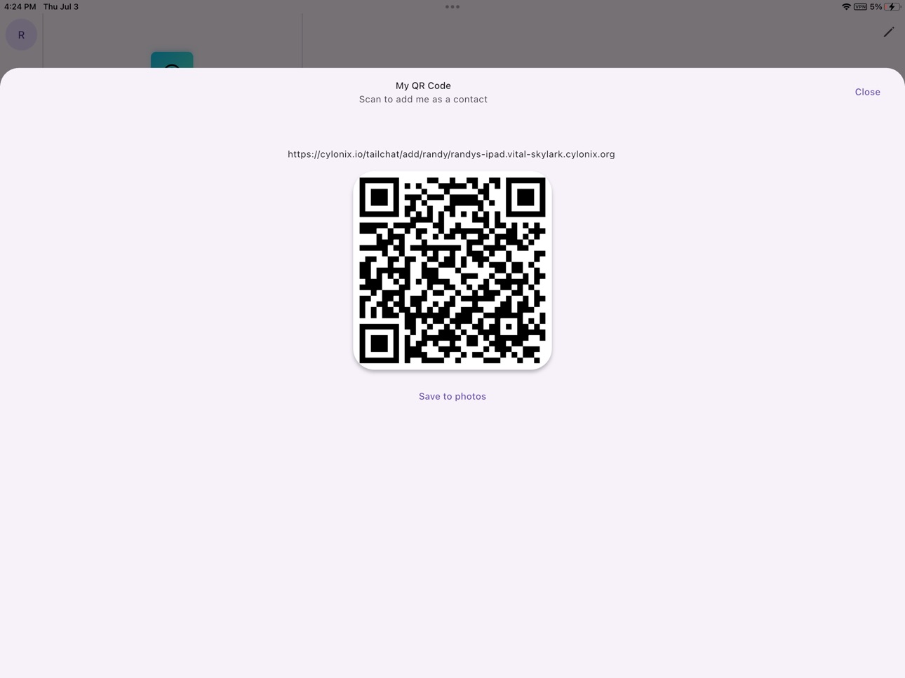 iPad screenshot