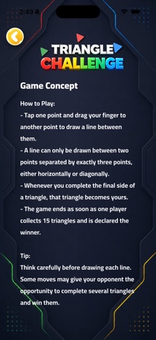 Triangle Clash: Line Puzzle iPhone screenshot