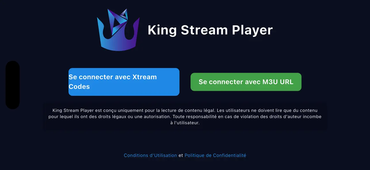 Screenshot #2 pour King Stream Player
