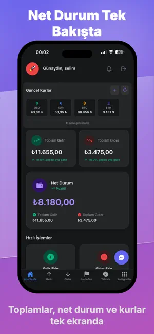 Inex – Gelir Gider Takip screenshot 2