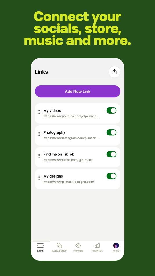 #2. Linktree: Link in Bio Creator (iOS) 由: Linktree