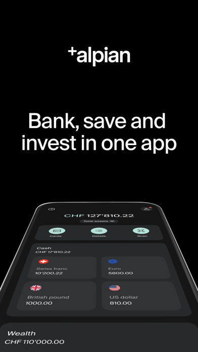 Alpian Bank iPhone screenshot 1 - Finance app
