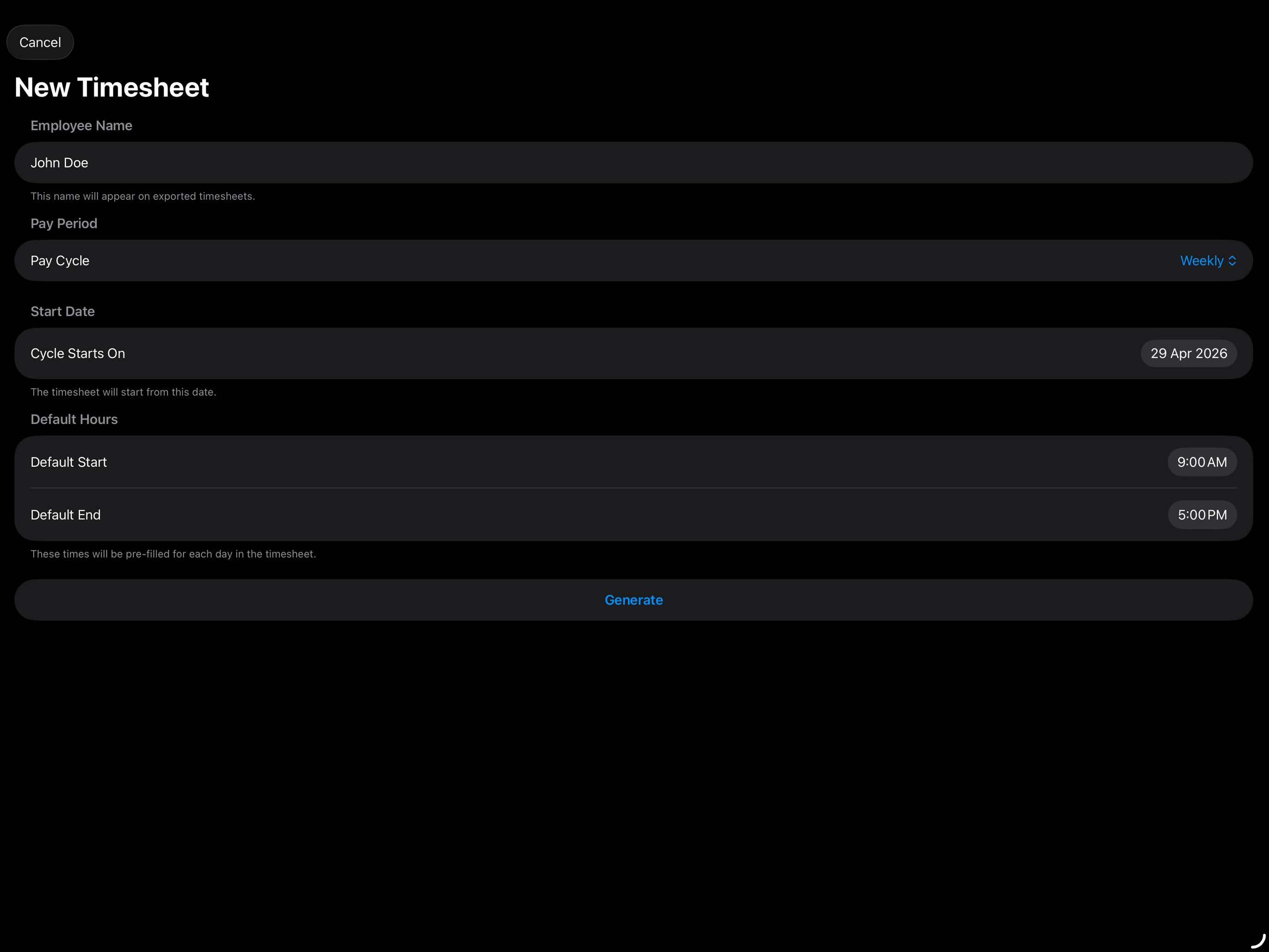 TimeKeeper Plus screenshot 6