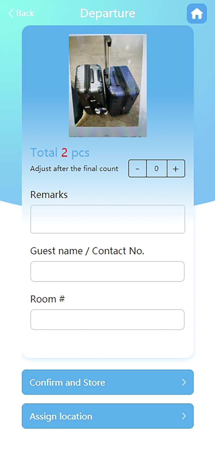 AI Luggage Management System
